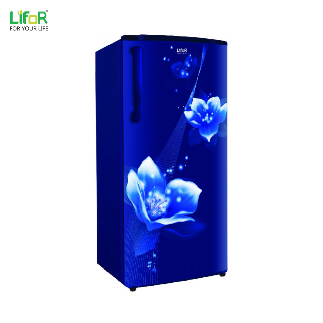 Lifor 215 Ltr Flower Blue Refrigerator