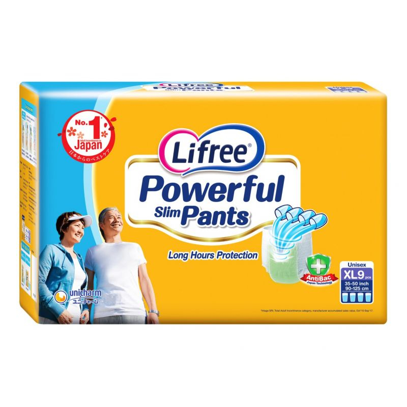 Lifree XL Size Diaper Pants For Men and Women- 9 Count