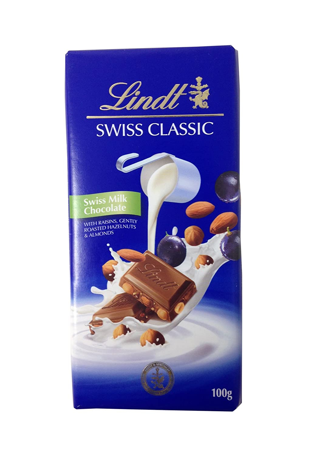 Lindt Swiss Classic Raisin Nut 100g