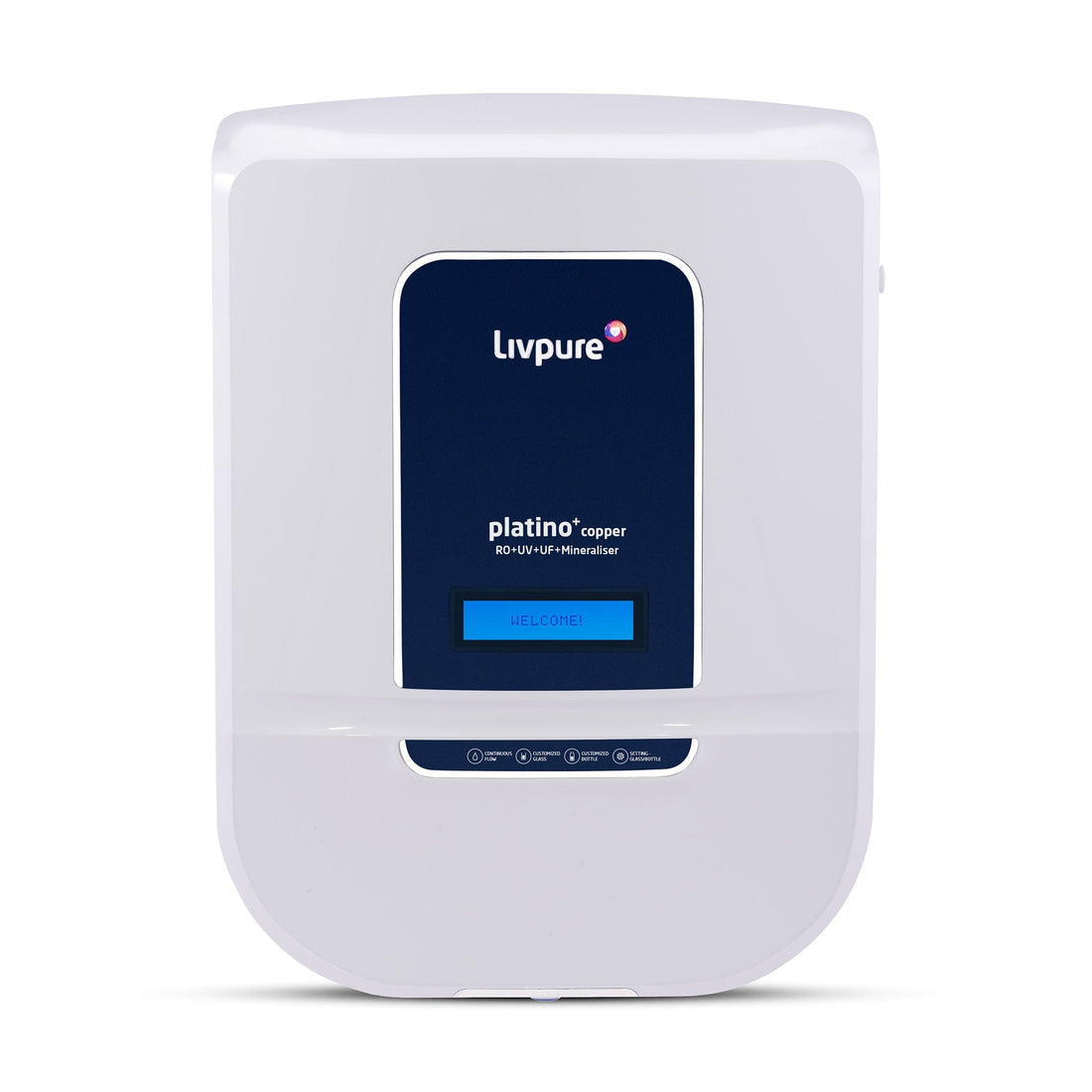 Livpure Platino Copper Water Purifier - RO+UV+UF+MINERALISER