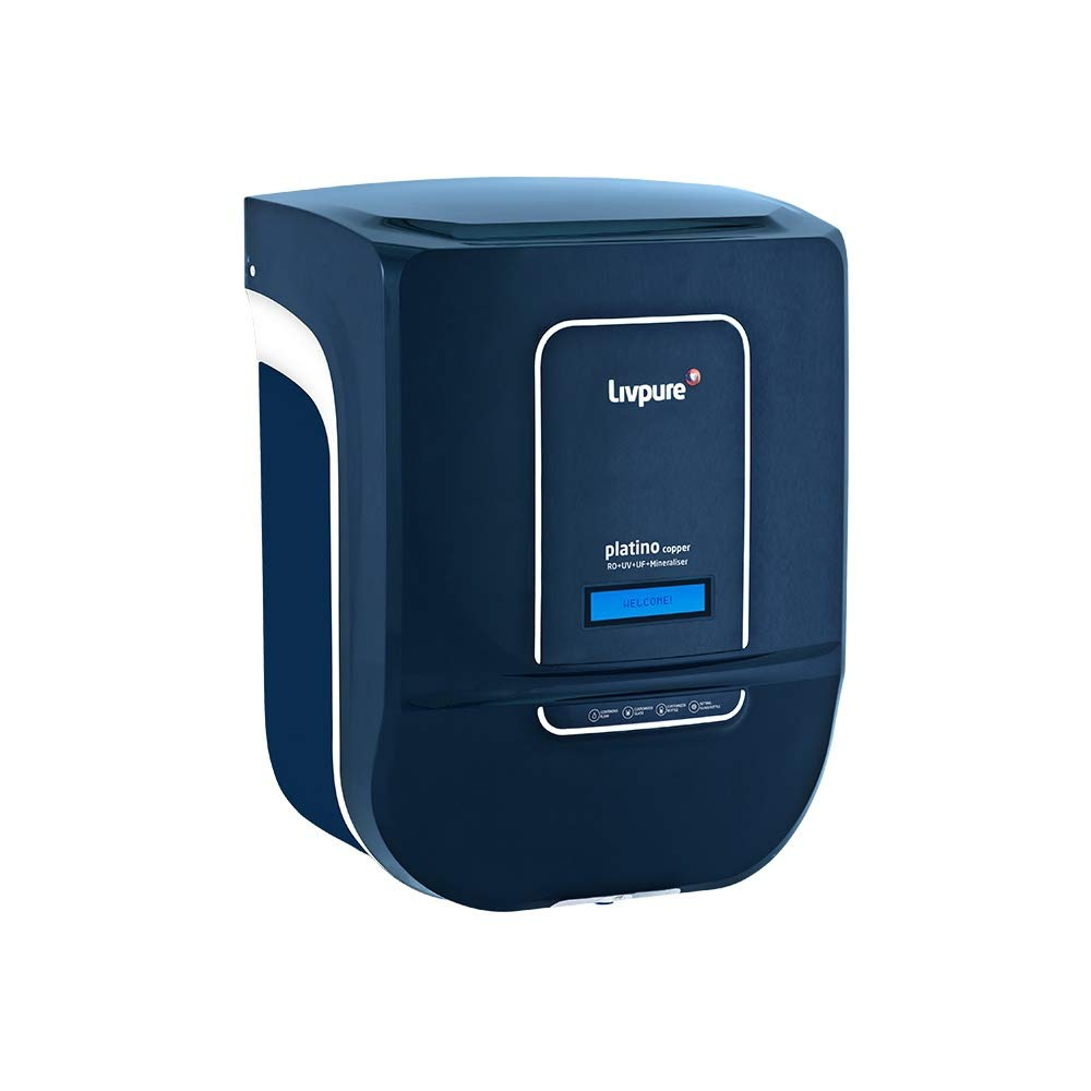 Livpure Platino + Copper RO + UV + UF + Mineralizer Water Purifier 8.5-Litre