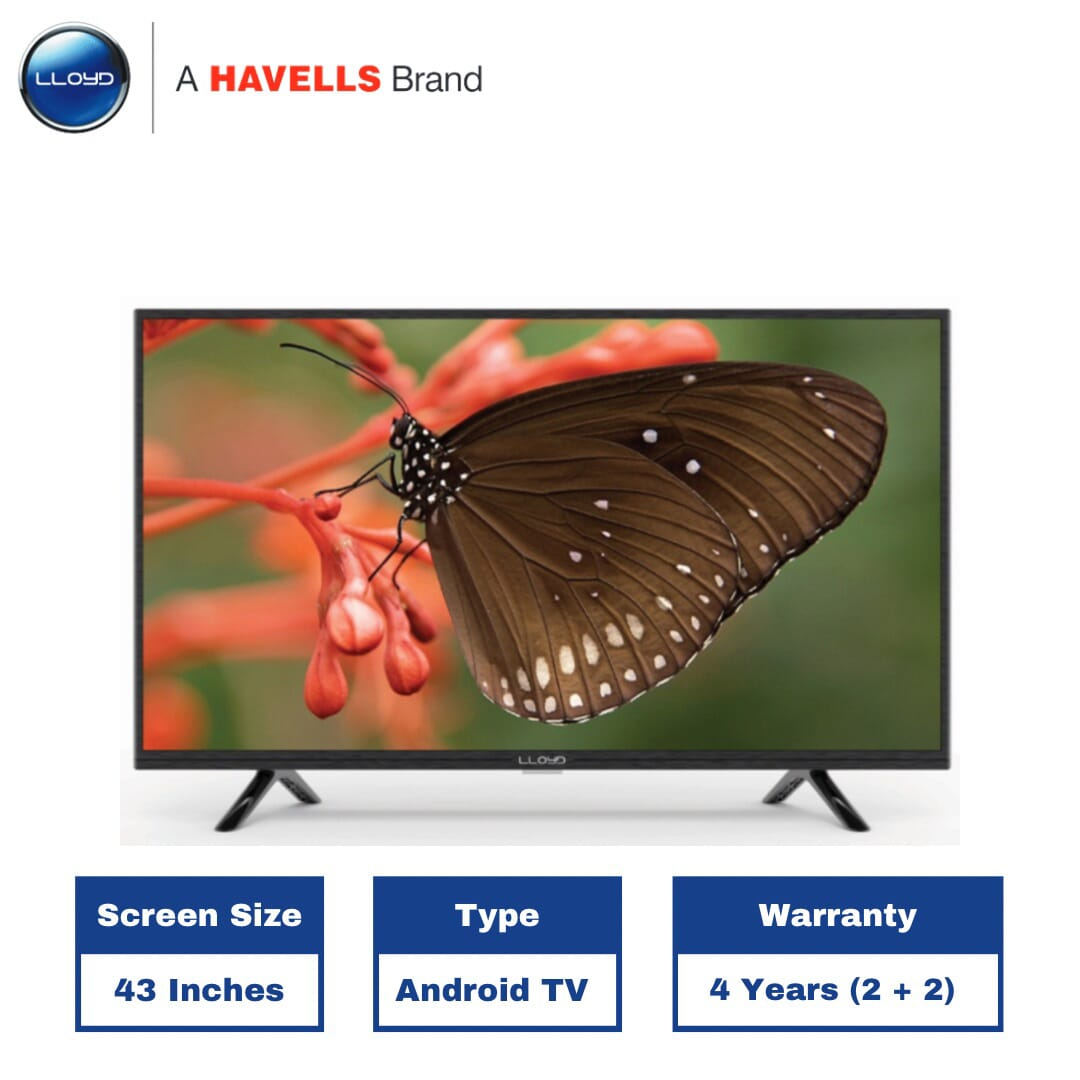 Lloyd 43 Inch FHD Smart Android TV - G043F3B1BS01