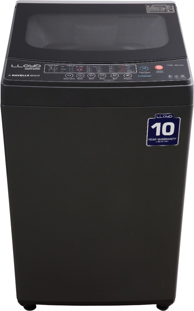 Lloyd GLWMT70GI1 Washing Machine - Fully Automatic Top Load Washing Machine 7kg LWMT70GI1
