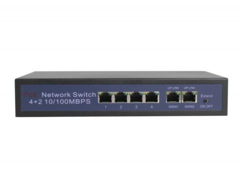 Longse 4-PORT POE SWITCH Ht412