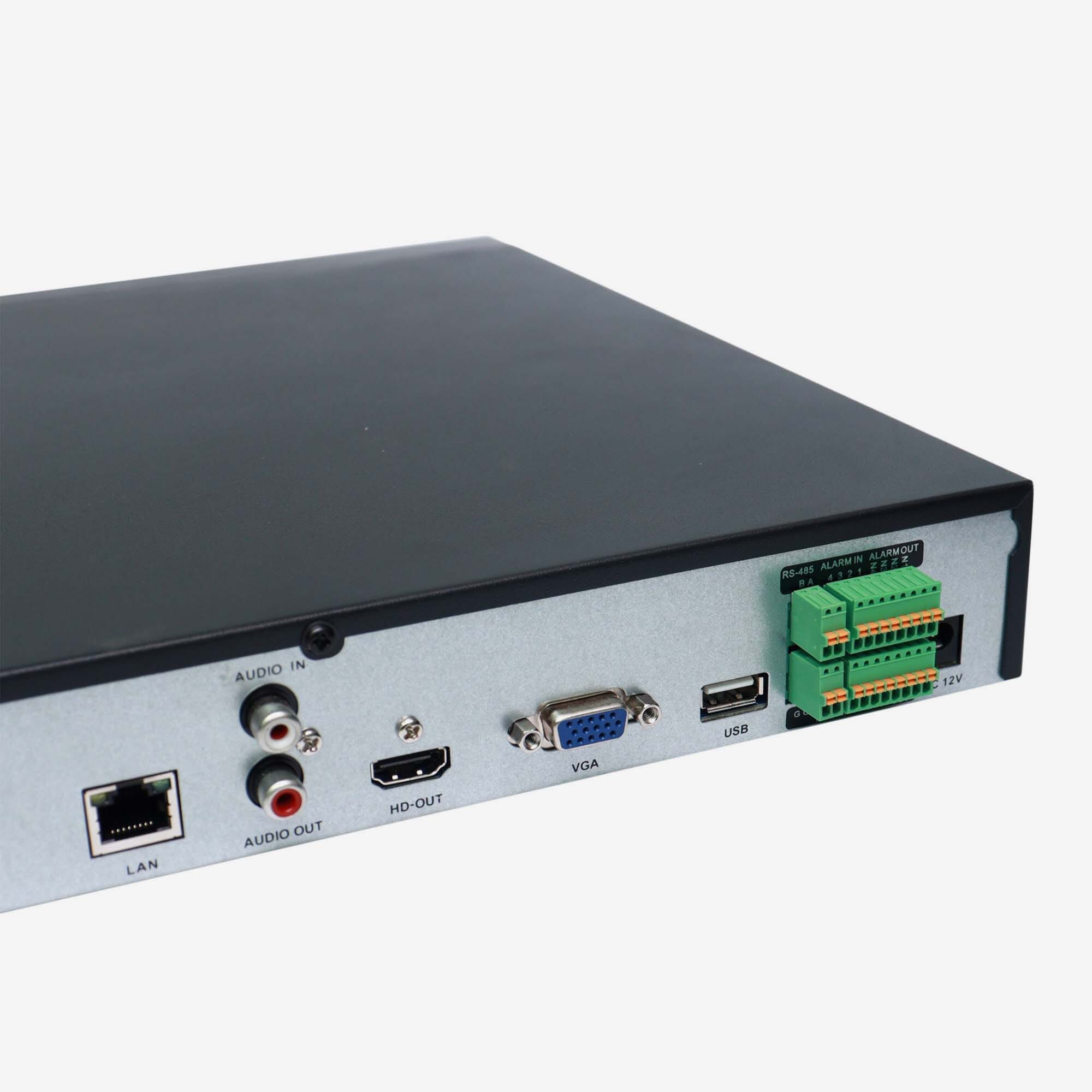 Longse 4K 25CH NVR With AI Management Function (Support 2x SATA up to 16TB) NVR3025DB