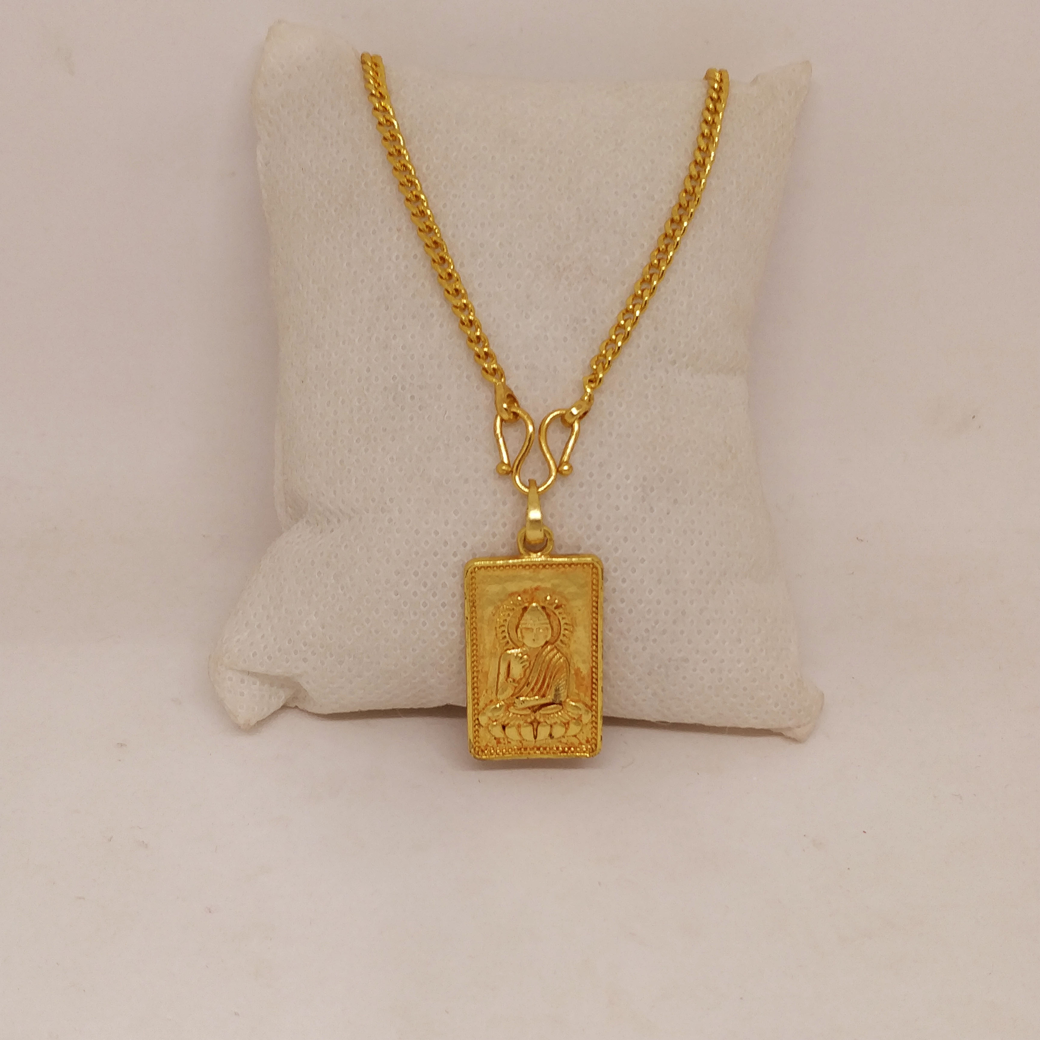Lord Buddha Pendent With Chain