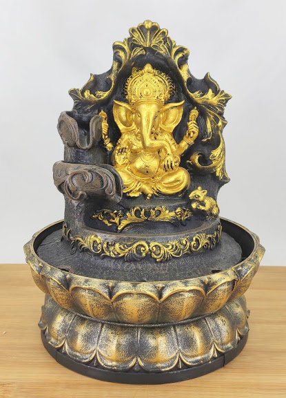 Laughing Buddha - Lord Ganesh Water Fountain
