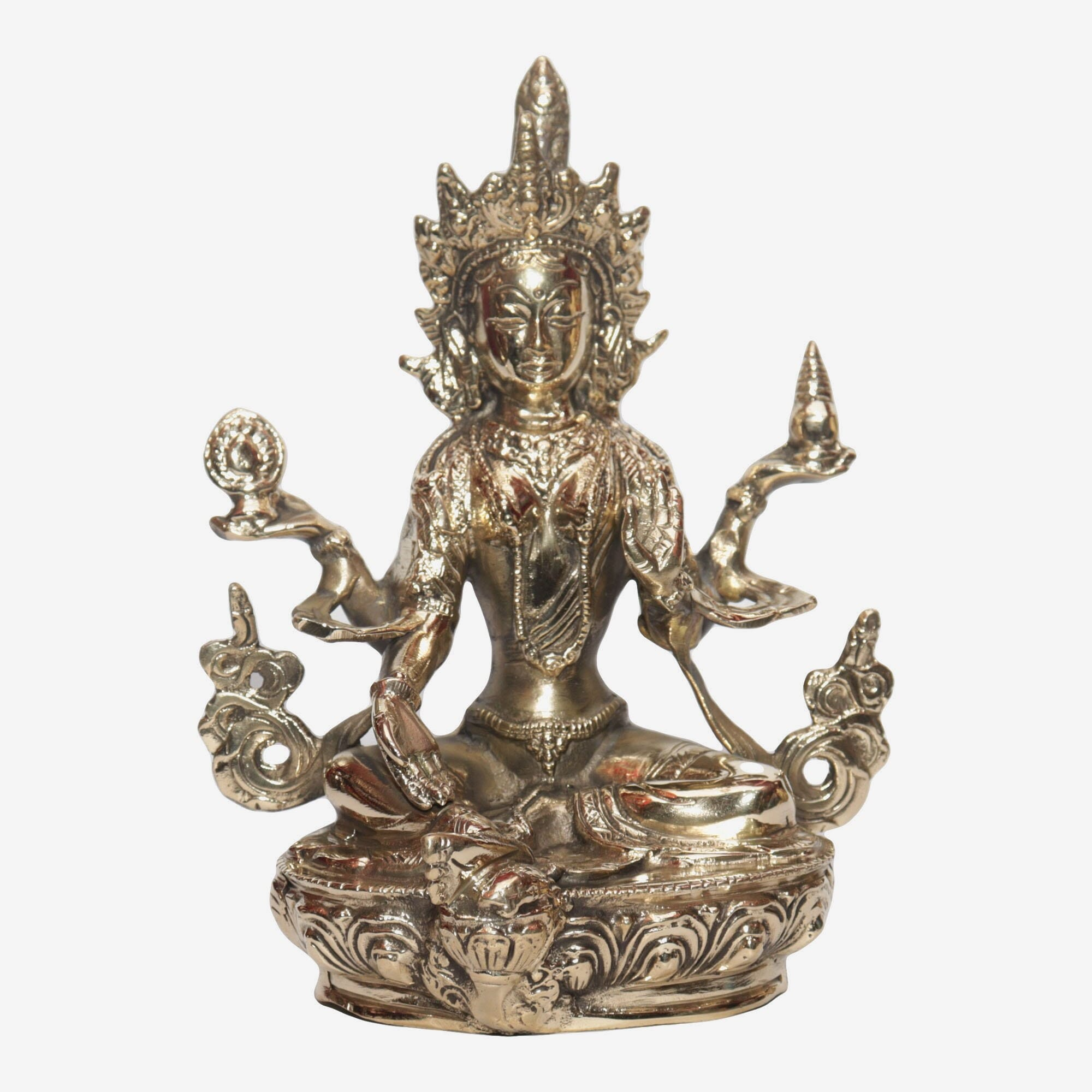 Seven Chakra Handicraft - Lord Laxmi Nepali Designed Statue 20 Cm;1.92 Kg
