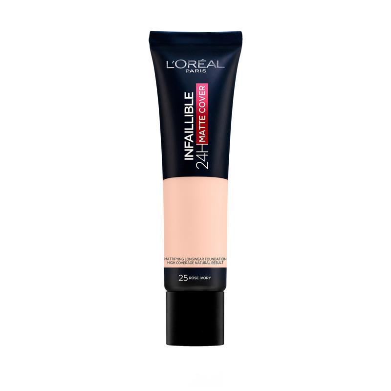 L'oreal Paris Infallible Foundation 24H matte 25 Ivory Rose