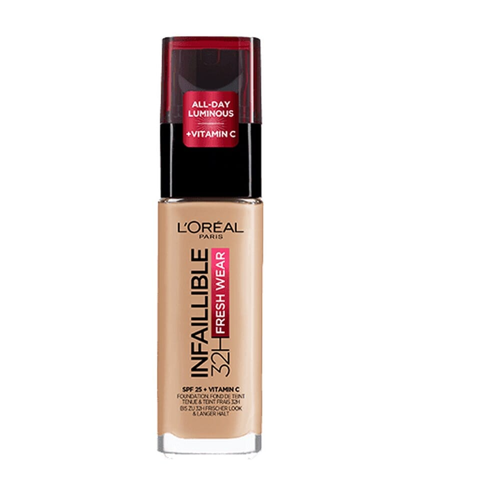 L'Oreal Infallible 32H Fresh Wear Foundation spf25 + Vitamin C 130 True Beige(30ml)