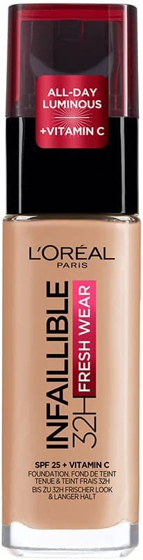 L'oreal Paris Infallible Foundation 24H Fresh Wear Bottle 220 Sable Sand