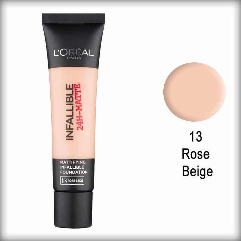 Loreal Paris Infallible Foundation 24H matte 13 Rose Beige