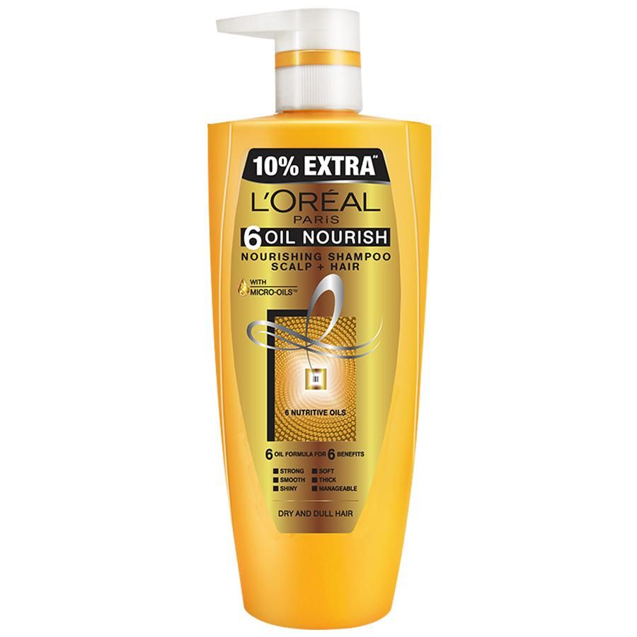 L'Oreal Paris I 6 oil Nour Shampoo 640ml