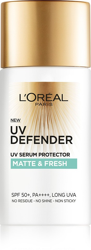 L’Oréal Paris UV Defender Serum Protector Sunscreen SPF 50 PA+++ (Matte & Fresh)-50ml