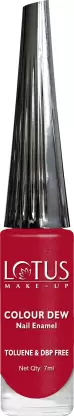 Lotus Make Up Color Dew Nail Enamel Rouge Pulp 911
