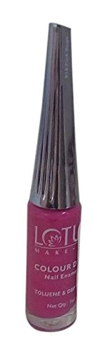 Lotus Make Up Color Dew Nail Enamel Pink Rage 918