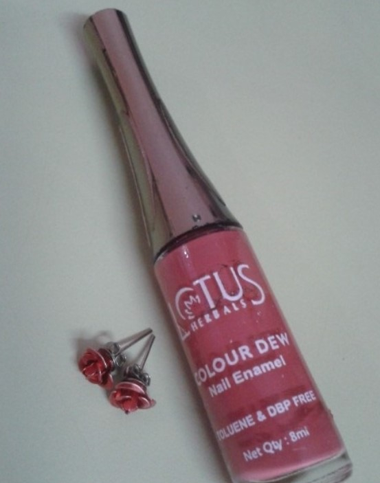 Lotus Make Up Color Dew Nail Enamel Rose Petal 920