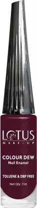 Lotus Make Up Color Dew Nail Enamel Cranberry Star 922