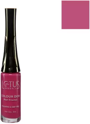 Lotus Make Up Color Dew Nail Enamel Fuschia Drop 949