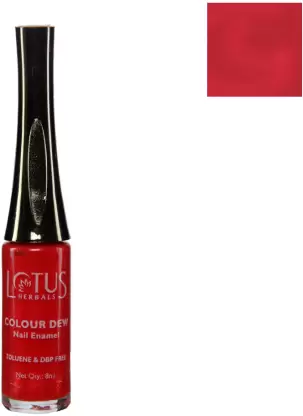Lotus Make Up Color Dew Nail Enamel Pink Lustre 954