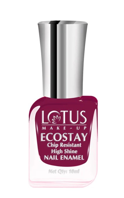 Lotus Make Up Eco stay Nail Enamel Berry Wine E48