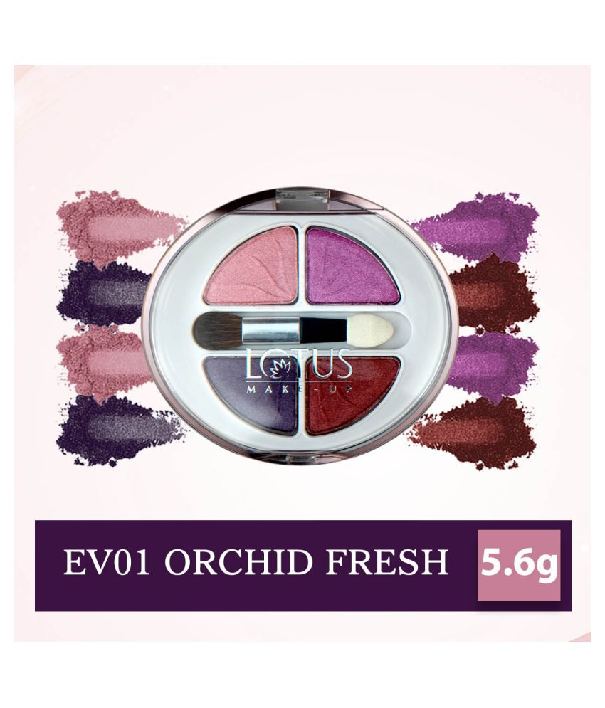 Lotus Eco stay Velvet Eye Shadow Palette Eye Color Powder Makeup EV01