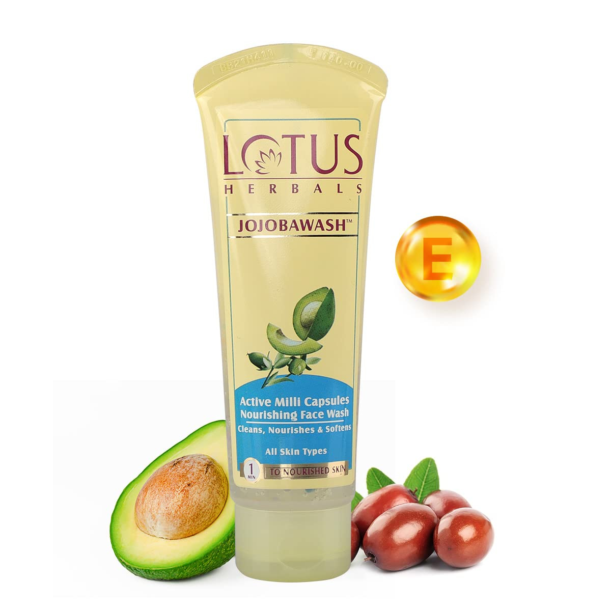 Lotus Herbal Jojobawash Active Milli Capsules Nourishing Face Wash 80gm
