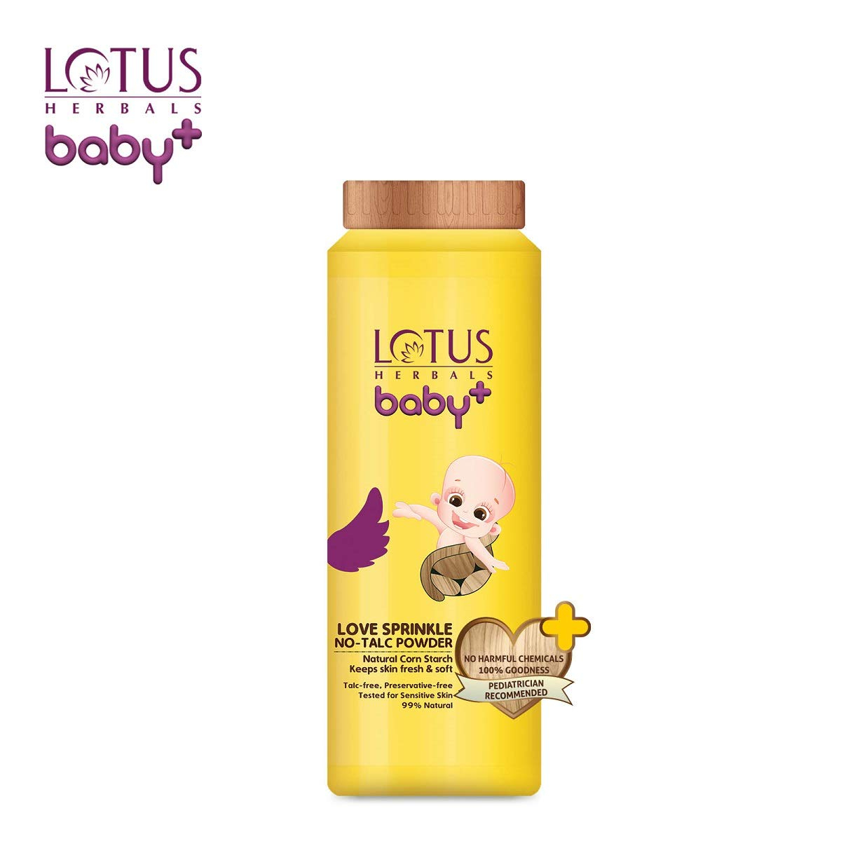 Lotus Herbals Baby+ Love Sprinkle No-Talc Powder 100g