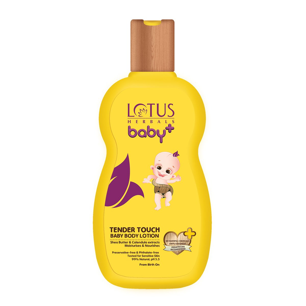 Lotus Herbals Baby+ Tender Touch Baby Body Lotion, 100ml