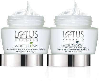 Lotus Herbals WhiteGlow Deep Moisturising cream, SPF 20, Face cream for Dry skin, 60g
