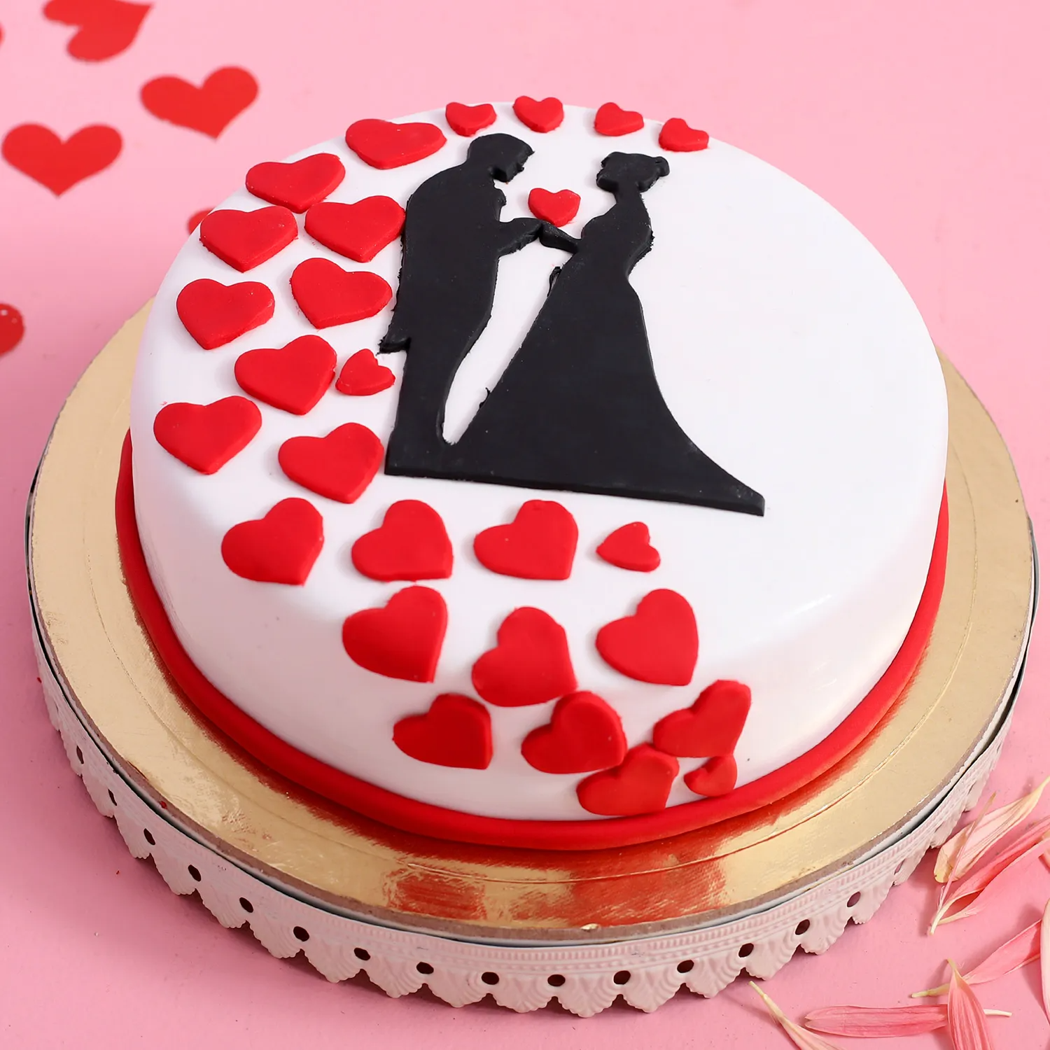 Love Couple Designer Cake 2 Pound