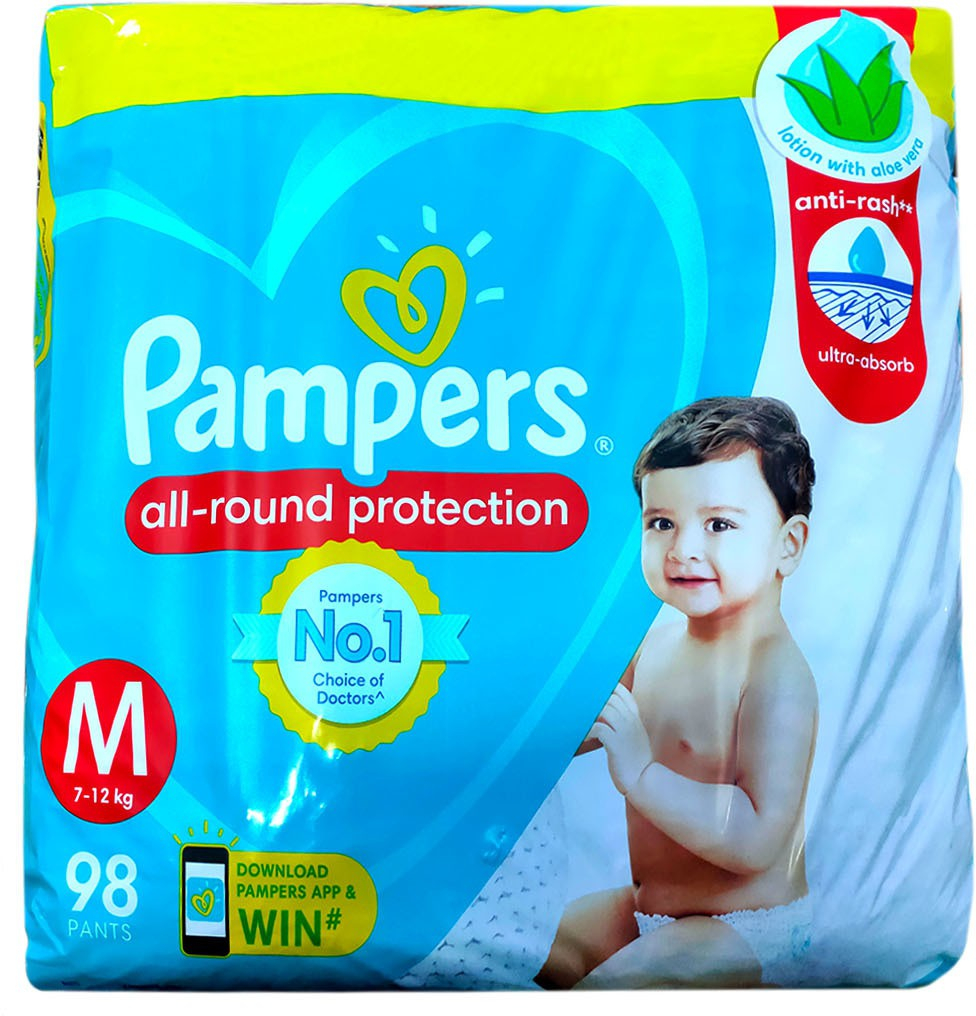 Pampers Pant 98's (Md)