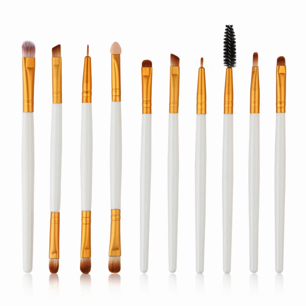 Maange 10pcs Makeup Brush Set Tools Make-up Toiletry Kit Wool Make Up Brush Set Mag5567