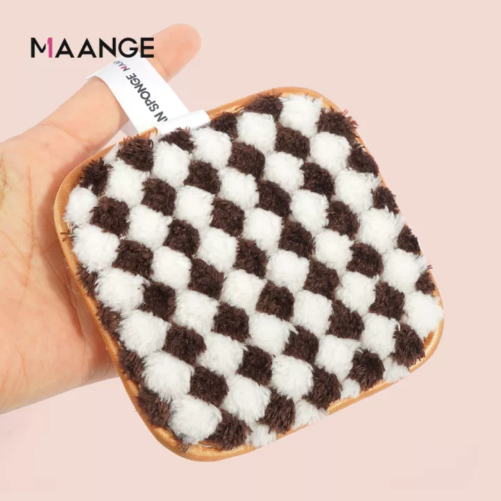 Maange 1pc Reusable Double Makeup Remover Puff Mag51263
