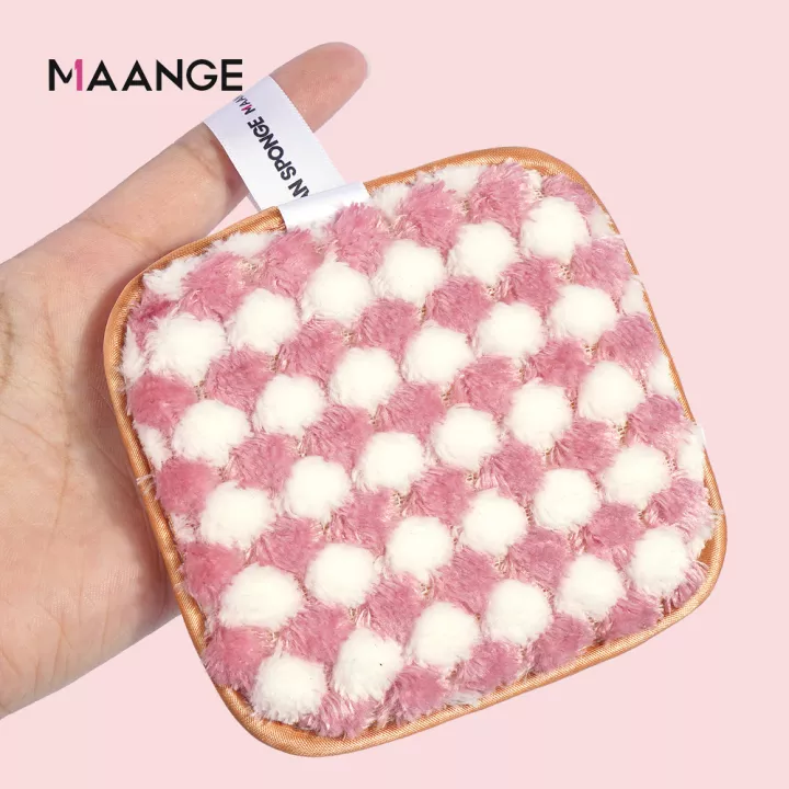 Maange 1pc Reusable Double Makeup Remover Puff Mag51263