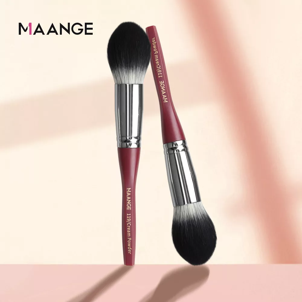 Maange 1pcs Big Powder Makeup Brush Soft Face Blusher Blush Contour Beauty Tools Cosmetic Brush Mag5870zh