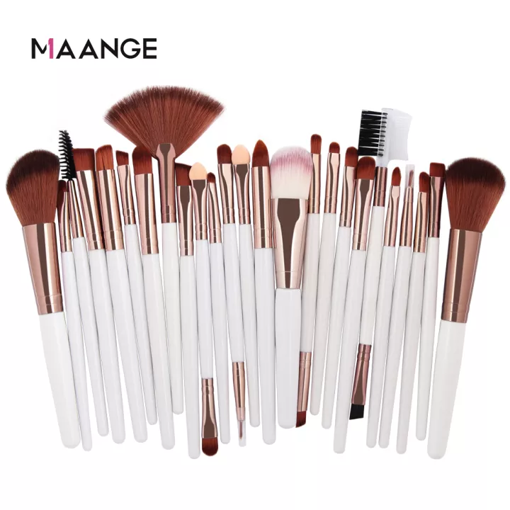 Maange 25pcs Makeup Brushes Set Beauty Foundation Blush Eye Shadow Concealer Brush Mag 5484sbk