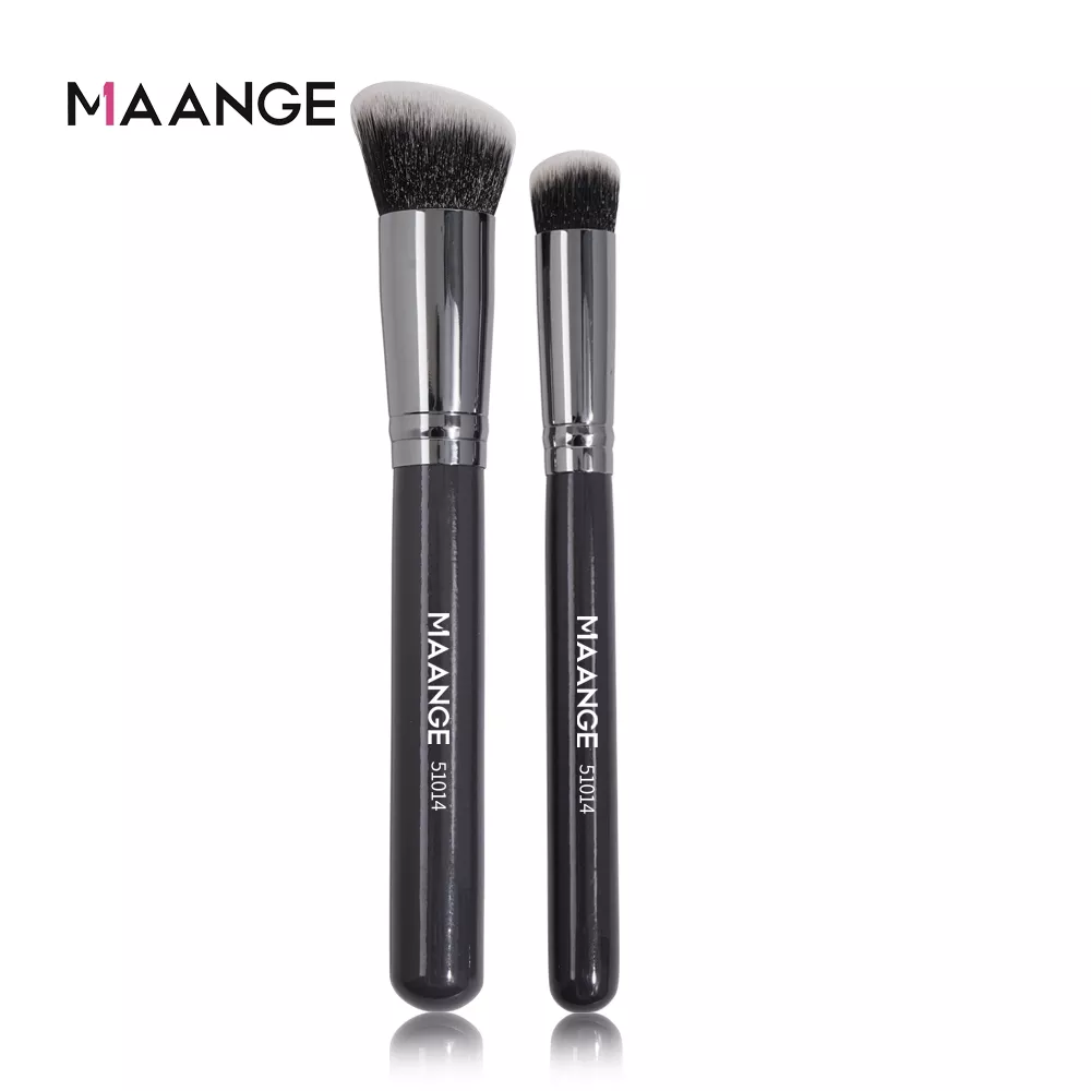 Maange 2pcs Flawless Classic Foundation Brush & Concealer Brush Mag51014hq