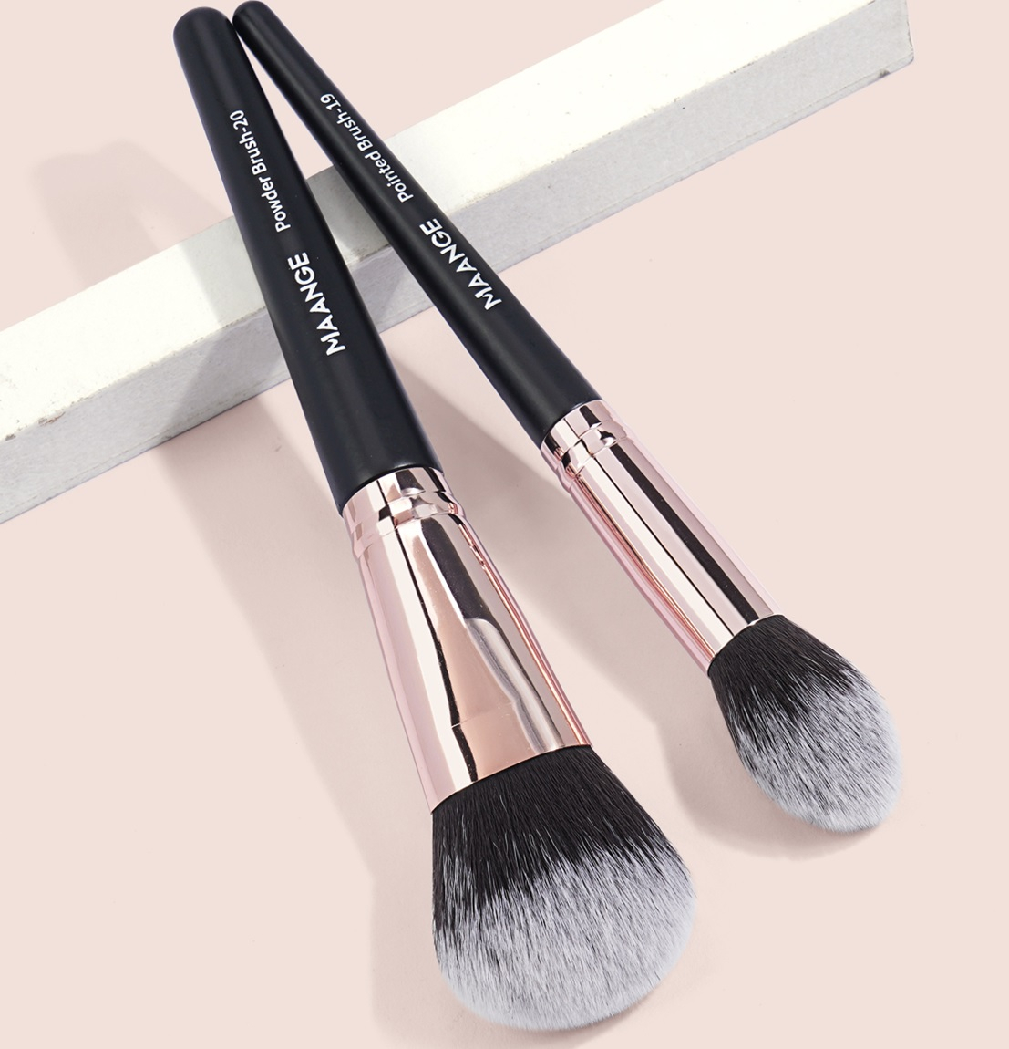 Maange 2pcs Flawless Powder Brush & Pointed Brush Mag51175hj