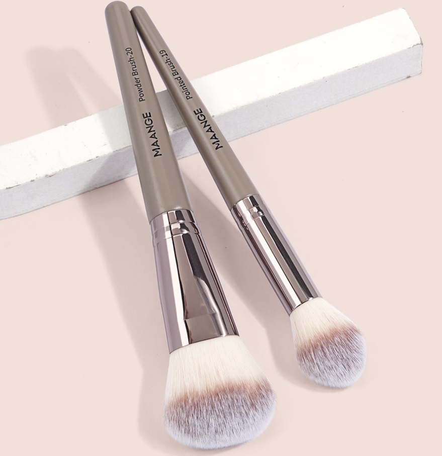 Maange 2pcs Flawless Powder Brush & Pointed Brush Mag51175jj