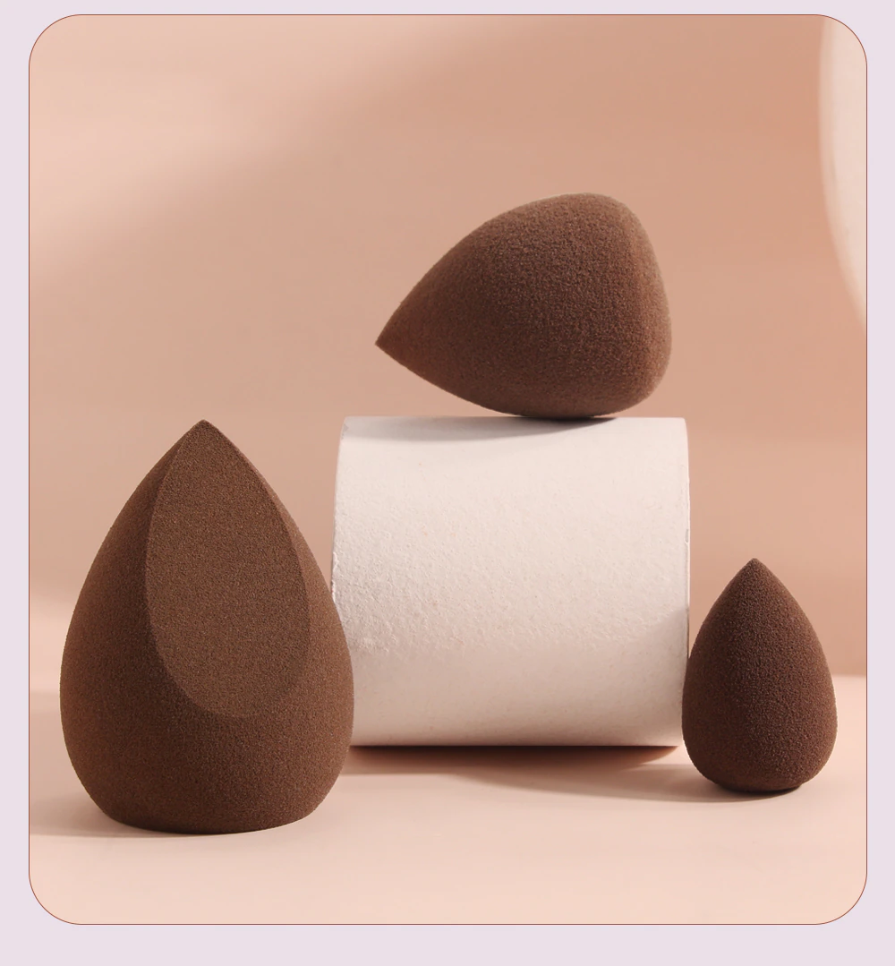 Maange 3pcs Beauty Sponge Summer Water Drop Shape Smooth Soft Makeup Sponge
