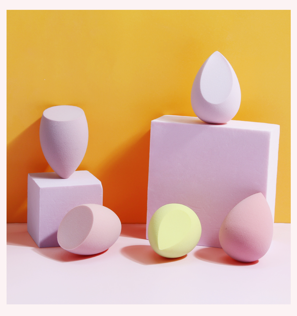 Maange 4pcs Makeup Sponge Set Blender Foundation Concealer Blending Powder Liquid Cream Make Up Puff Cosmetics Tools With Box