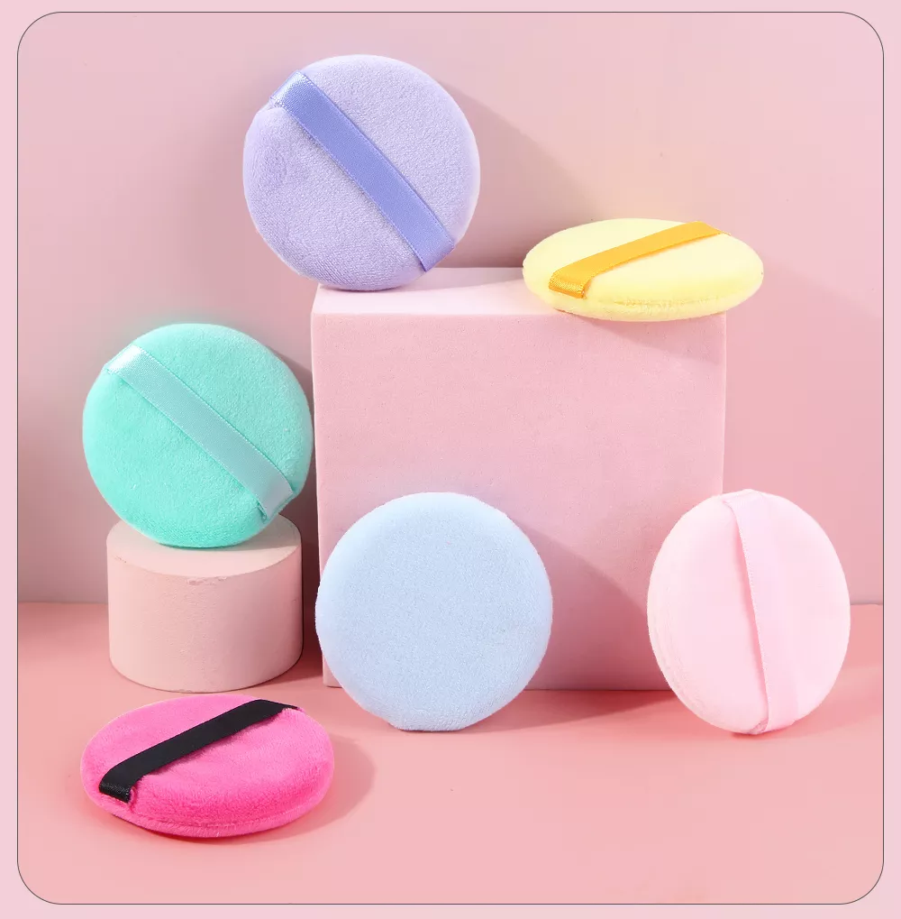 Maange 6pcs Facial Beauty Sponge Powder Puff Face Foundation Pads Makeup Loose Powder Puff Mag5970