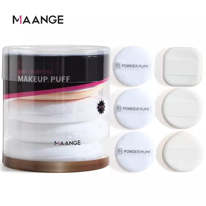 MAANGE 6PCS Professional Air cushion Puff Sponge Foundation Beauty Makeup Tools Dry And Wet Makeup Puff MAG5900