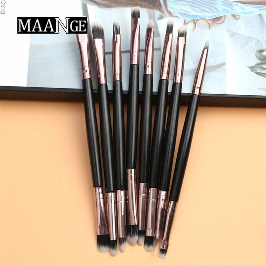 Maange 8pcs Eye Makeup Brush Comestic Powder Foundation Blush Eyeshadow Beauty Make Up Brush Mag 5745