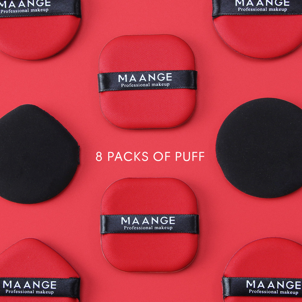 Maange 8pcs Make Up Sponge Blending Face Cosmetic Puff