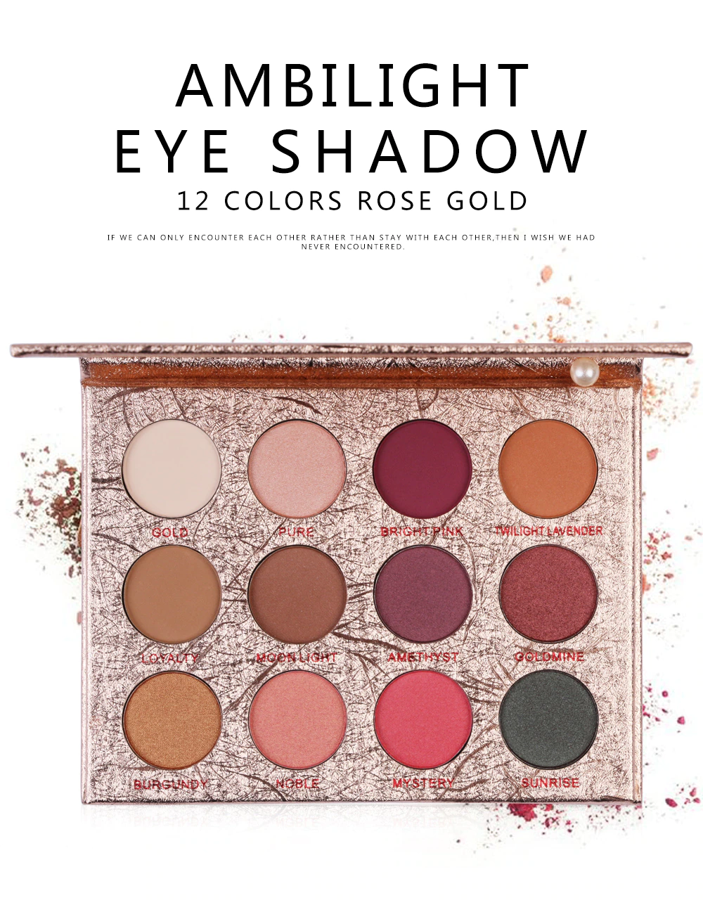 Maange 12 Colors Shimmer Eyeshadow Makeup Palette