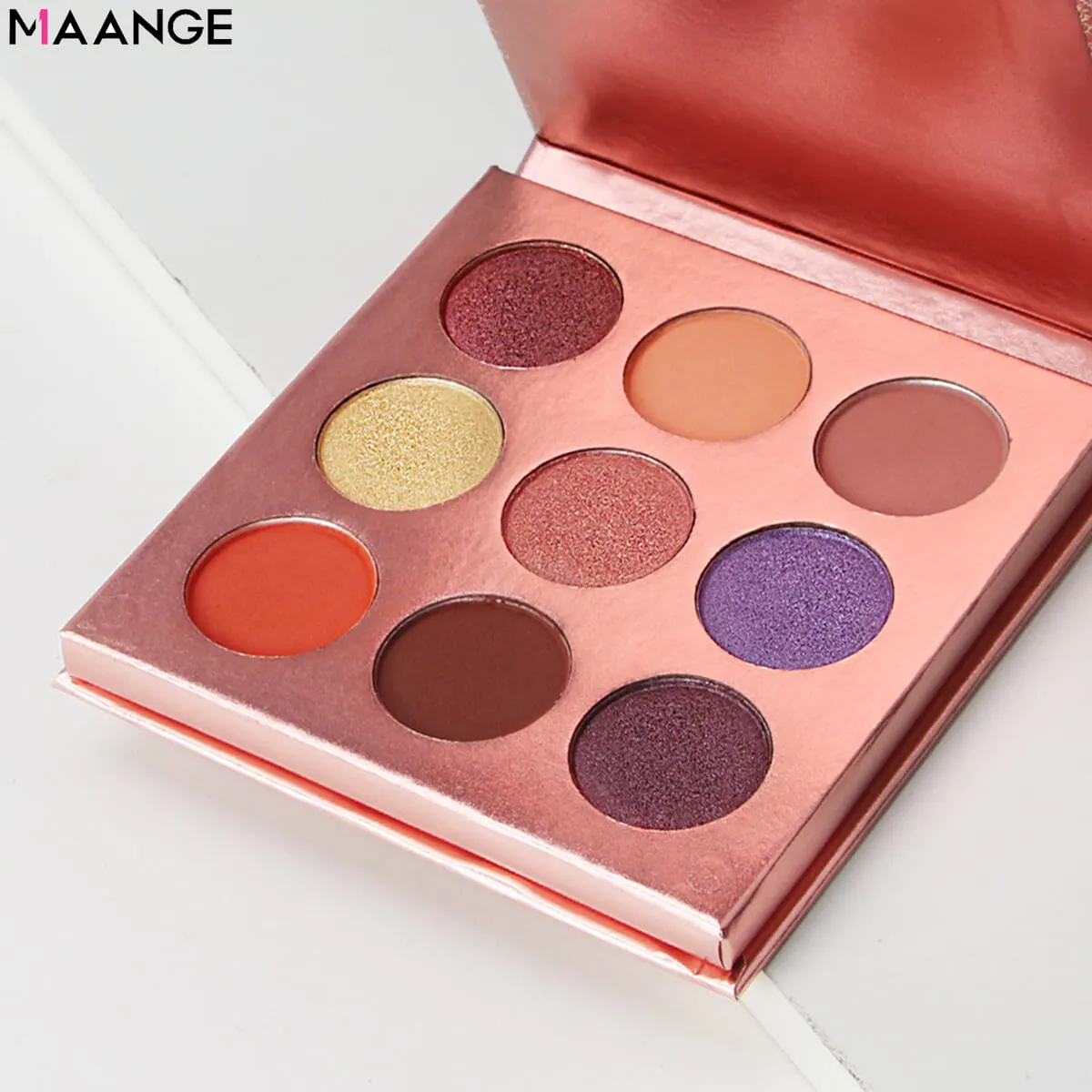 Maange Magefy 9 Colors Textured Eyeshadow Makeup Palette