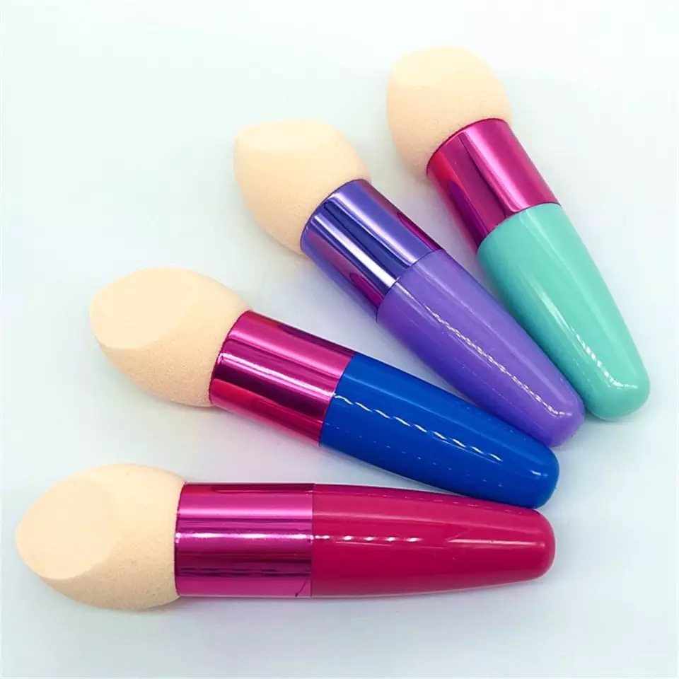 Maange 4pcs Makeup Sponge Foundation Brush Women Liquid Cream Applicator Concealer Beveled Sponge Puff Beauty Tool Mag 51058