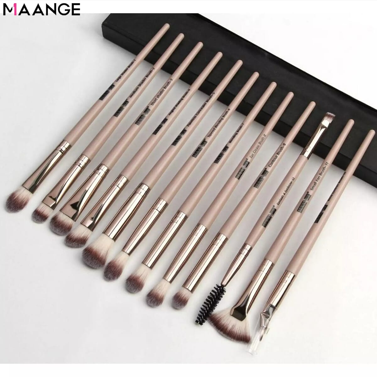 Maange 12pcs Eye Make Up Brush Makeup Cosmetic Brush Set Mag 5729jj